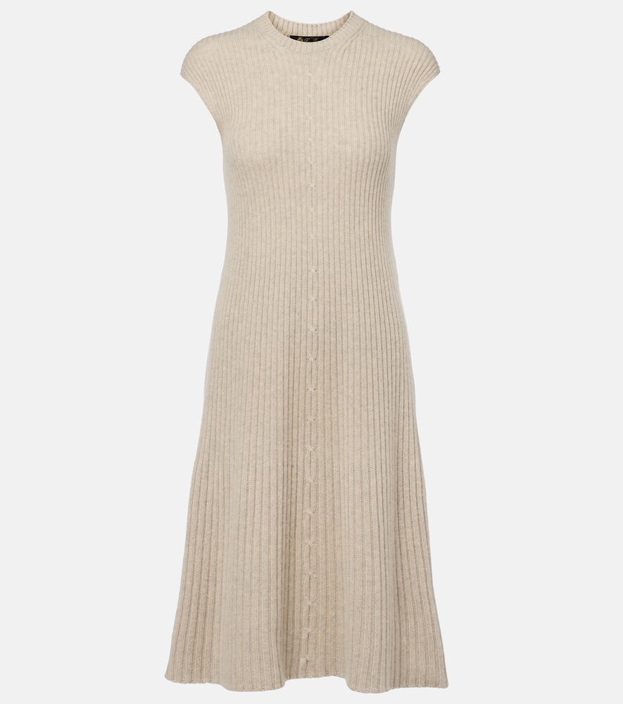 Loro Piana Loro Piana Ribbed-knit cashmere midi dress　Loro Piana リブニット カシミア ミディドレス