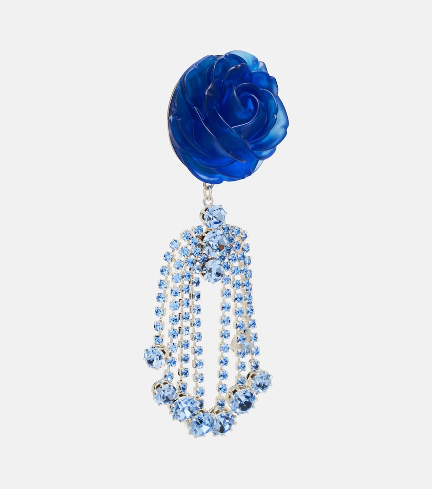  Magda Butrym Magda Butrym Embellished Floral Drop Earrings 