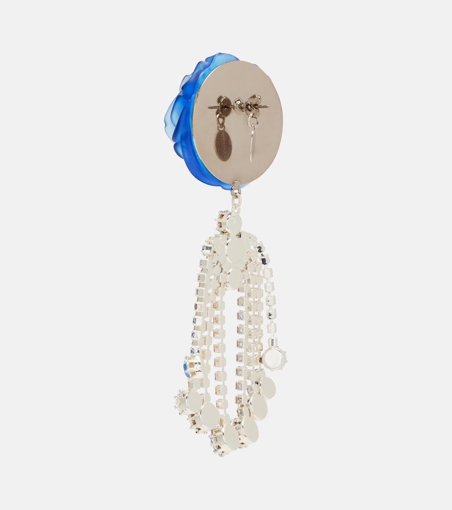  Magda Butrym Magda Butrym Embellished Floral Drop Earrings 