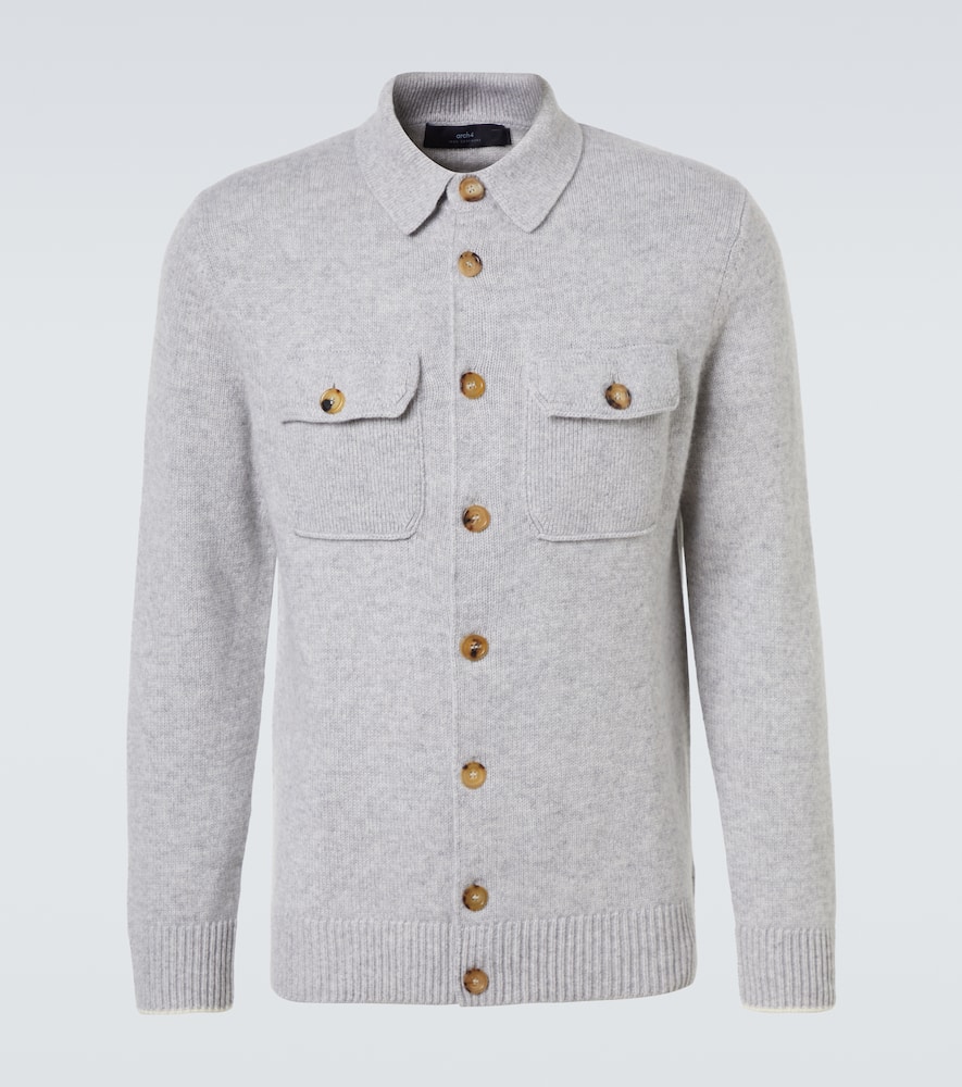 Arch4 Redcar Cashmere Cardigan In Gray