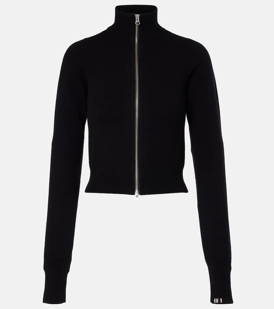 N°302 Lemon cashmere-blend zip-up jacket