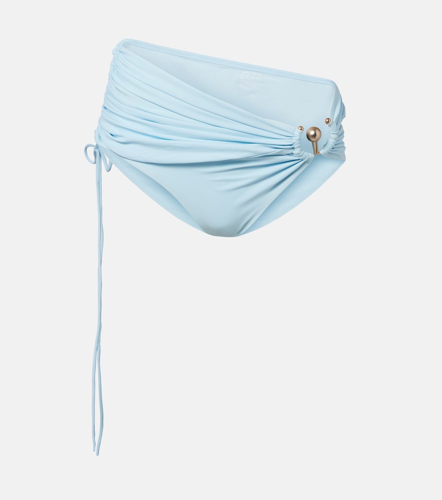 Christopher Esber Orbit ruched bikini bottoms