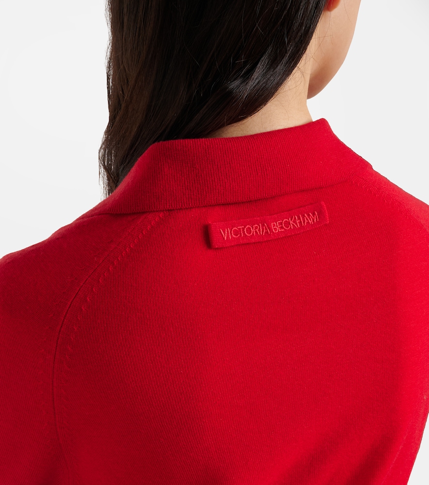  Victoria Beckham Victoria Beckham Polohemd Aus Wolle 