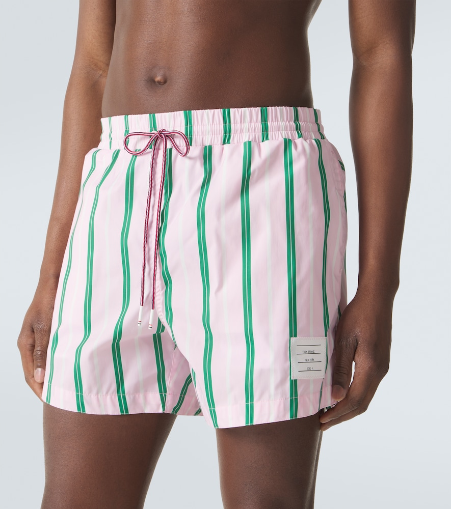  Thom Browne Thom Browne Striped Swim Trunks 