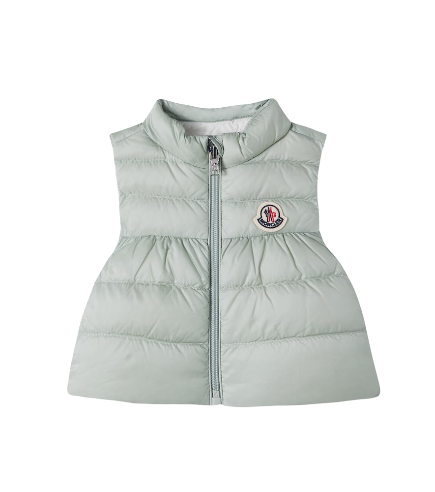 Moncler Enfant Green Baby Hiva Down Vest M Size 9-12 - Mytheresa
