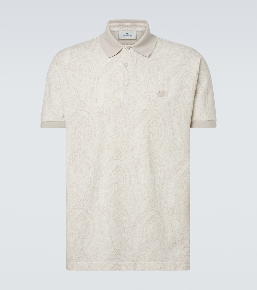 ETRO Etro Paisley cotton polo shirt　エトロ ペイズリー コットン ポロシャツ