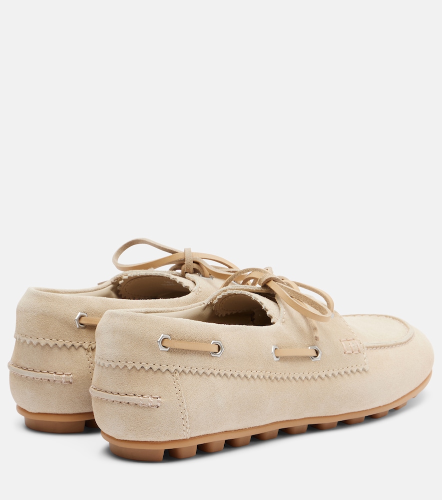  Hogan Hogan H693 Suede Boat Shoes 