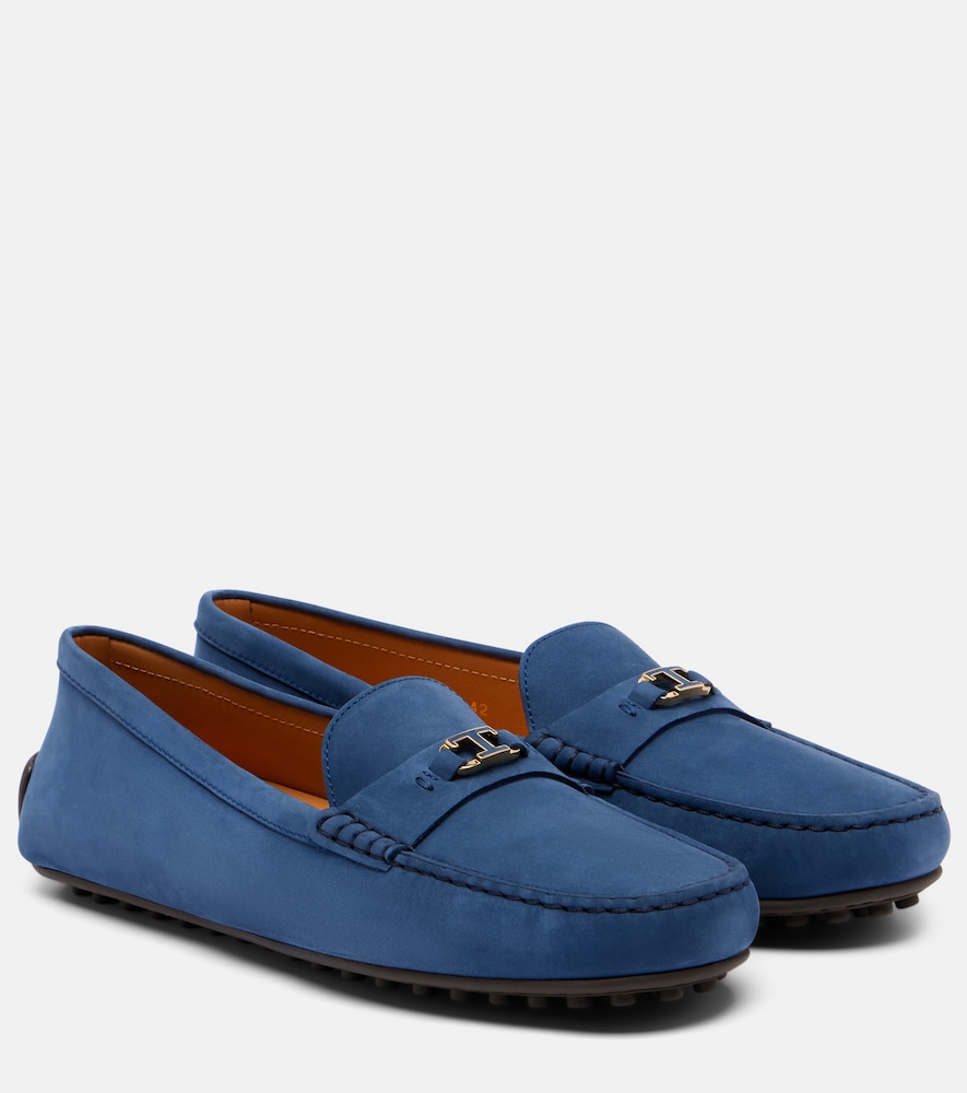 Tod's Femme Bleu Mocassins En Daim Eu Taille 42 - Mytheresa