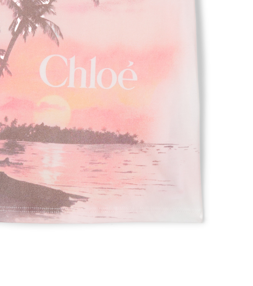  Chloe Kids Chloé Kids T-shirt Aus Baumwoll-jersey 