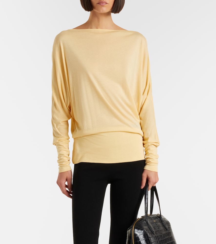 Toteme Draped jersey top