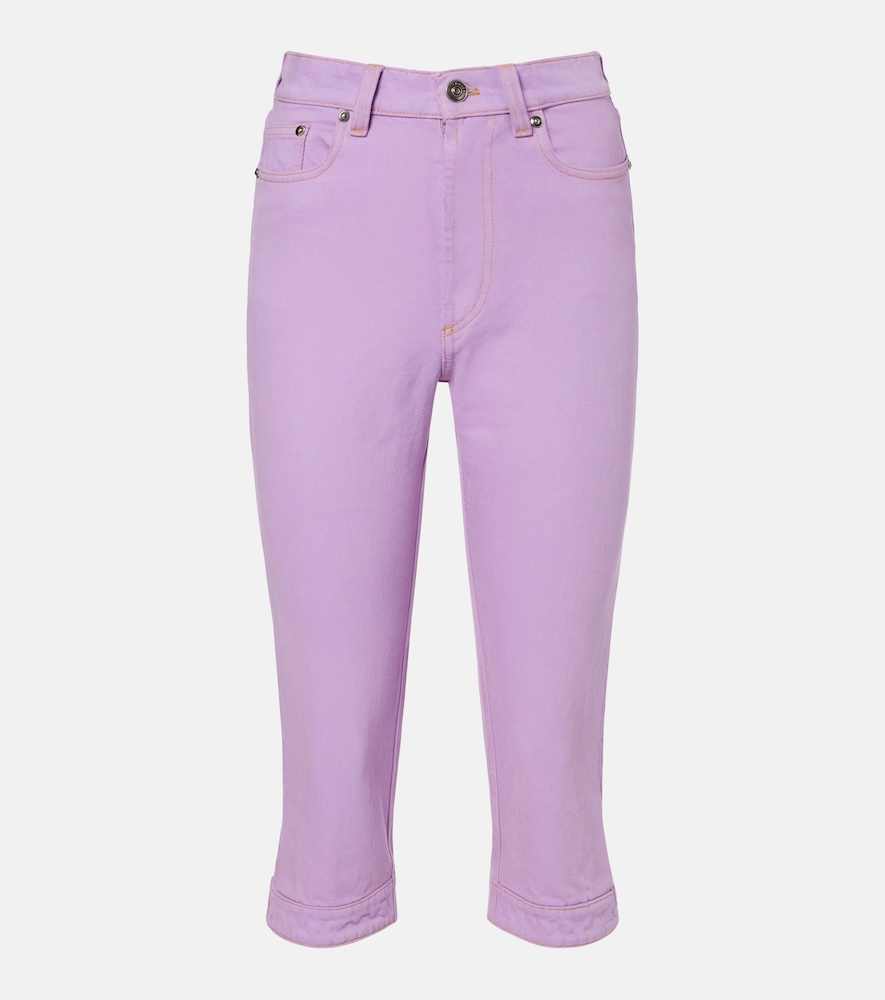 Versace Women's Purple High-Rise Capri Jeans Size 29 - Mytheresa