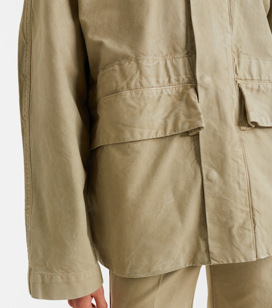  Victoria Beckham Victoria Beckham Jacke Aus Baumwoll-canvas 