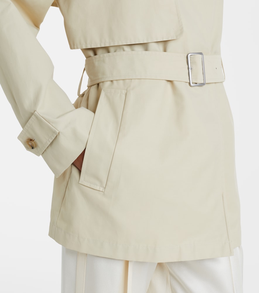  Vince Vince Cotton-blend Cropped Trench Coat 