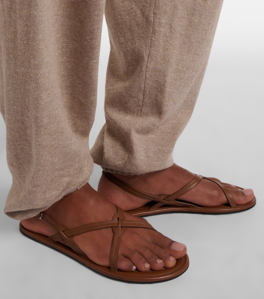  The Row The Row Malick Strap Leather Sandals 
