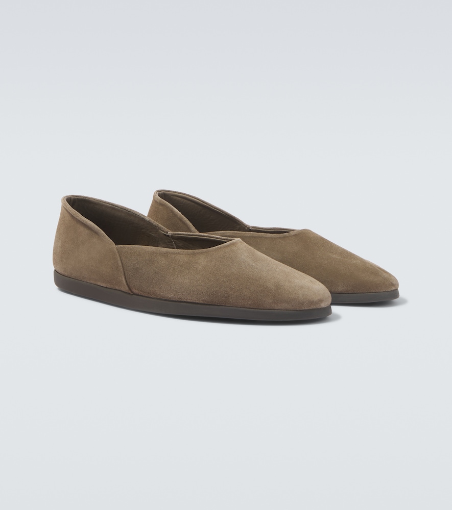 Stòffa Slip-Ons aus Veloursleder