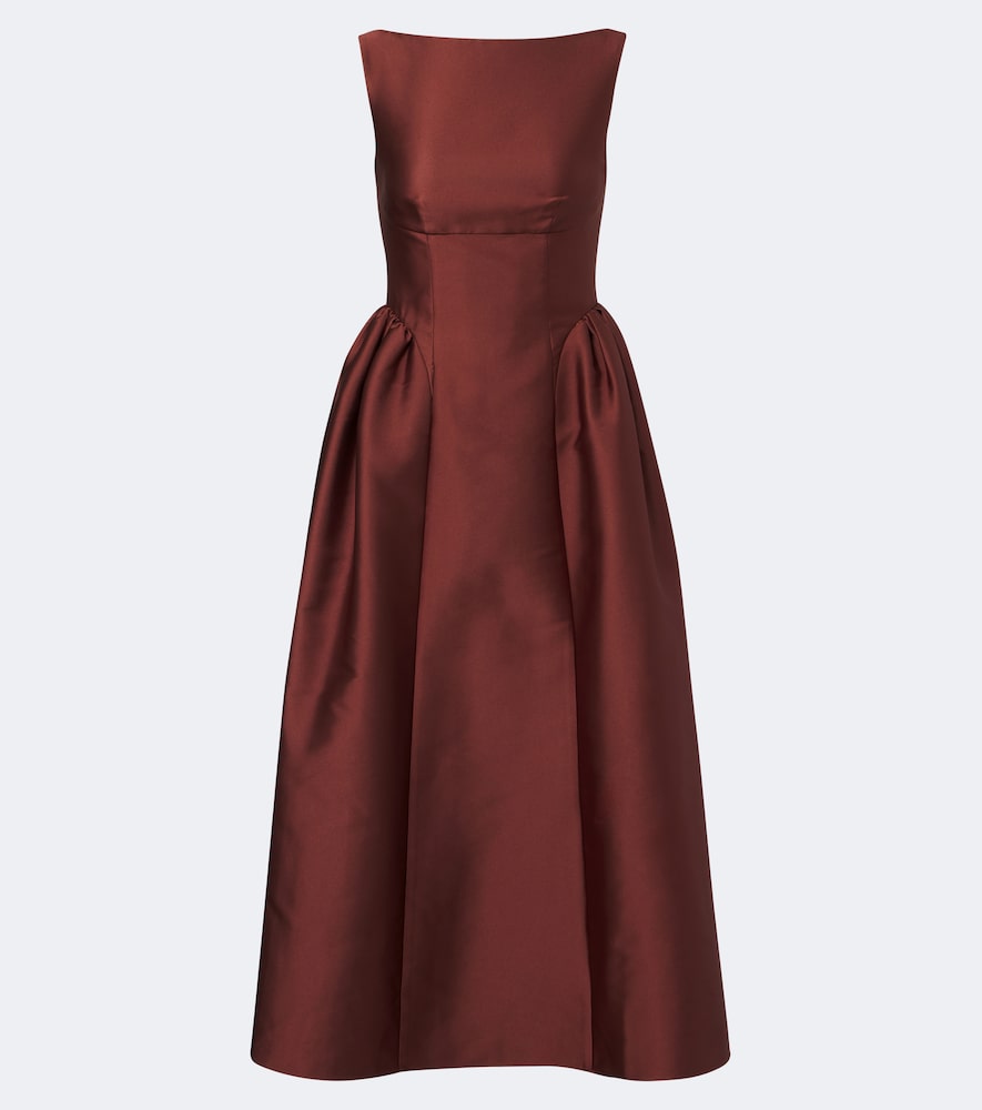 Midikleid aus Taft