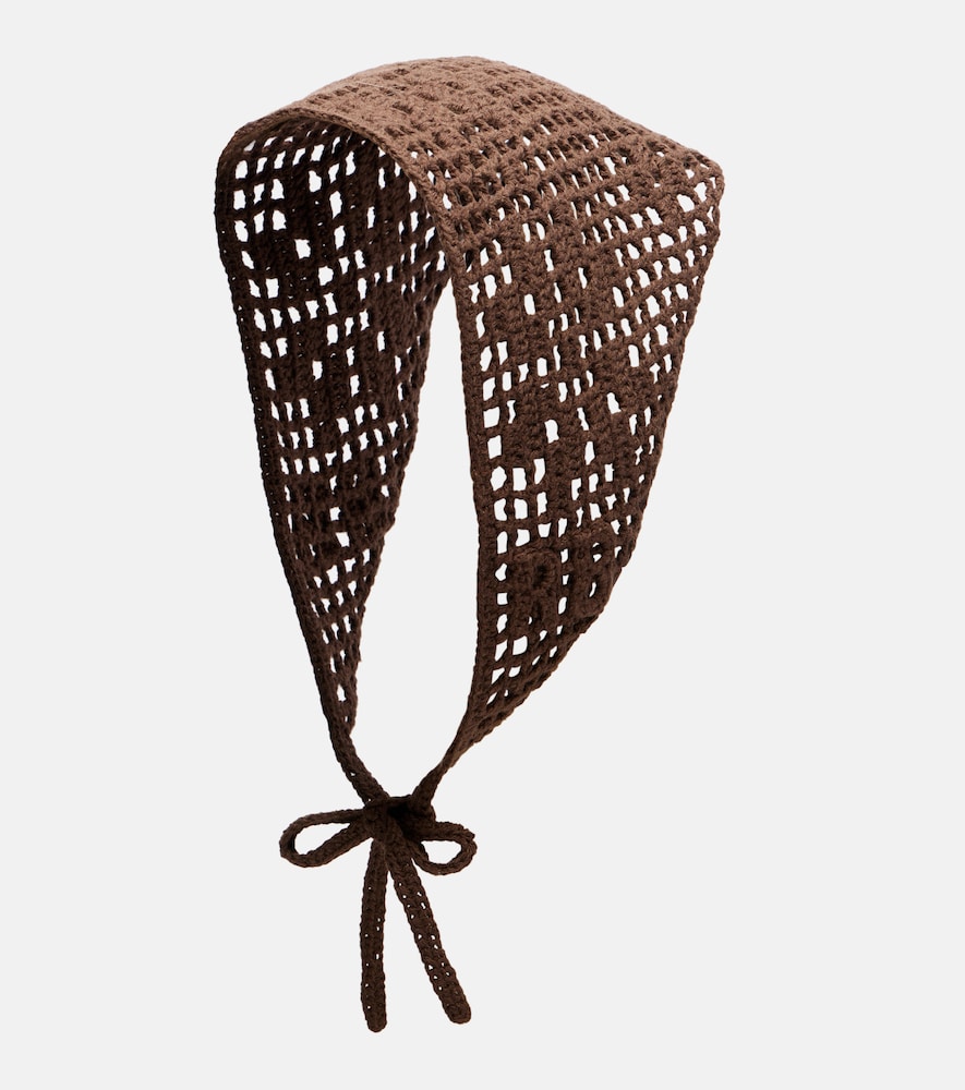 Ruslan Baginskiy Crochet cotton scarf