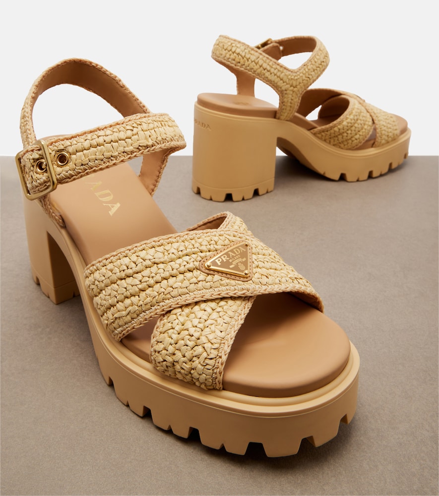  Prada Prada Crochet Sandals 