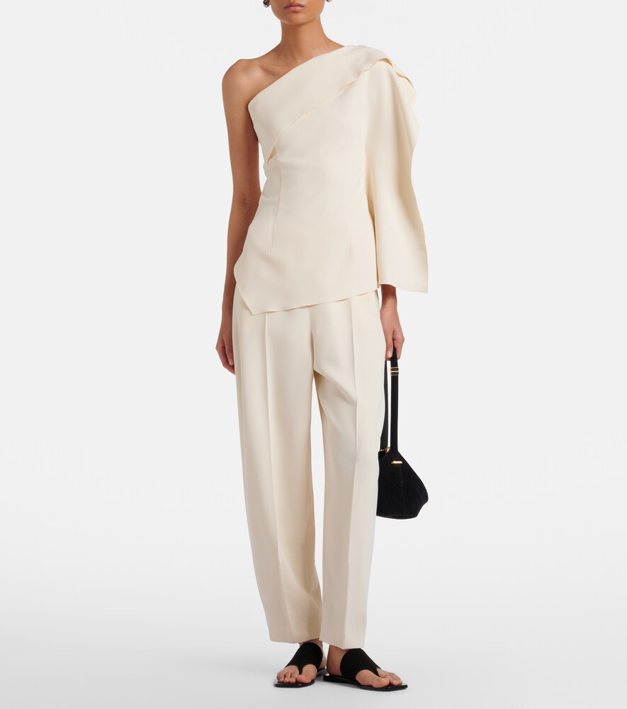 Lavinia Draped One-Shoulder Top