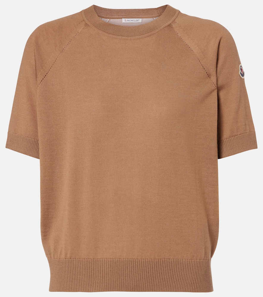 Moncler Women's Brown Virgin Wool Sweater UK Size 8 - Mytheresa