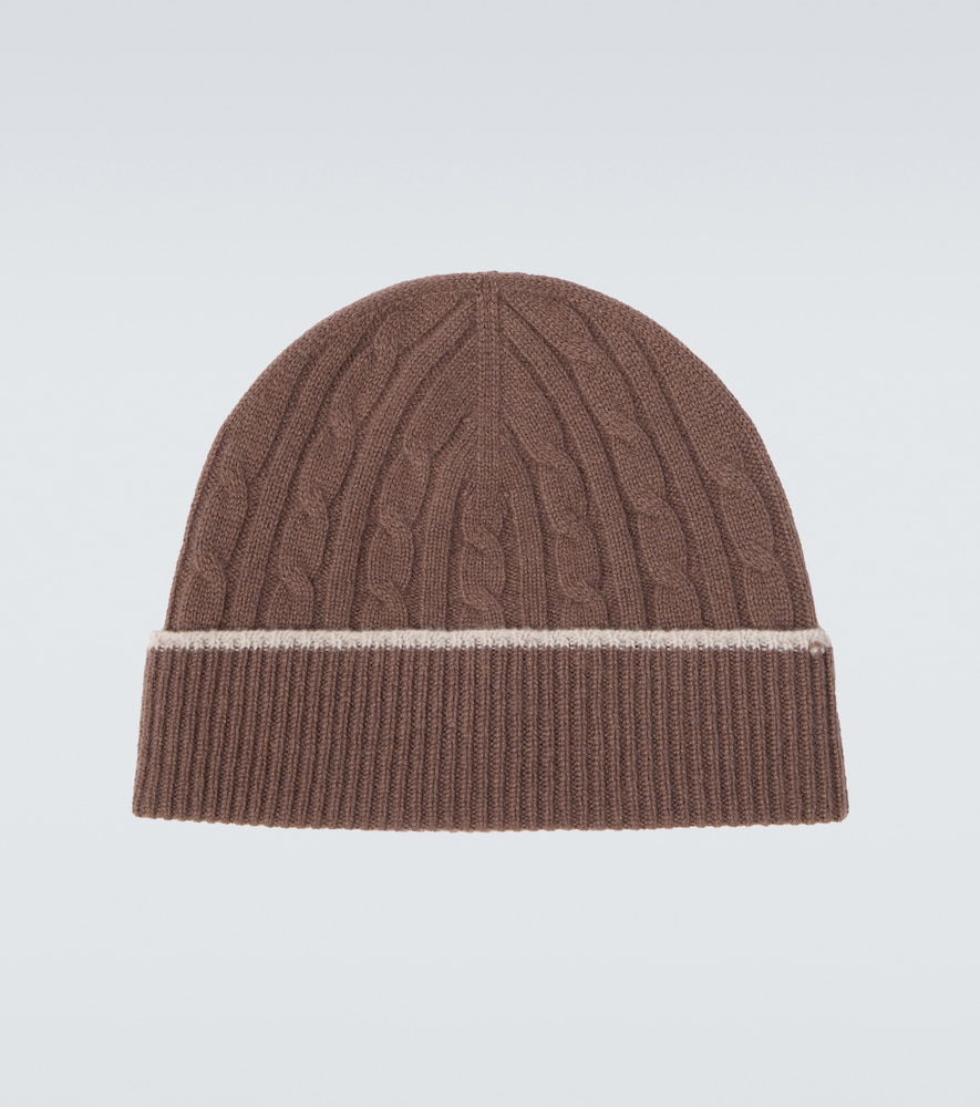 Eleventy Cable-knit cashmere beanie | Thumbnail 2 Eleventy Cable-knit cashmere beanie | Thumbnail 2