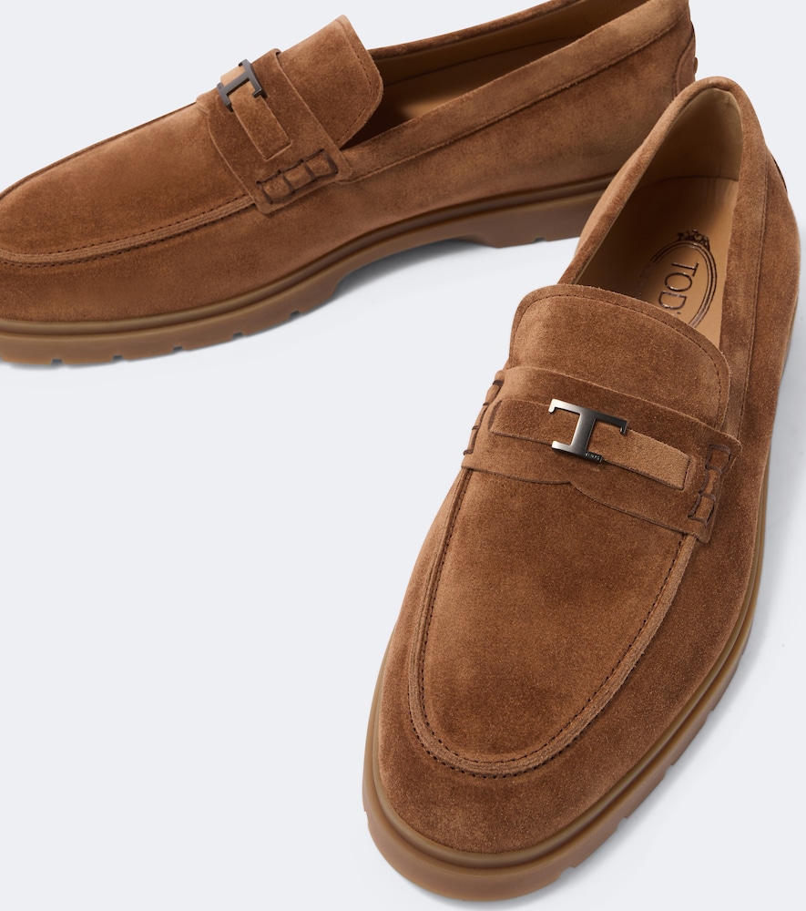 Suede Penny Loafers