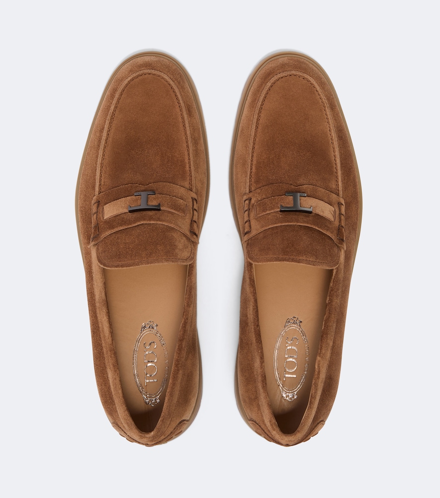 Suede Penny Loafers