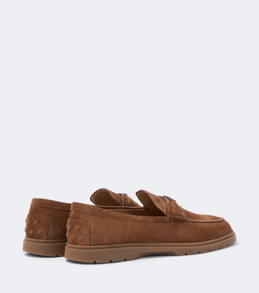 Suede Penny Loafers