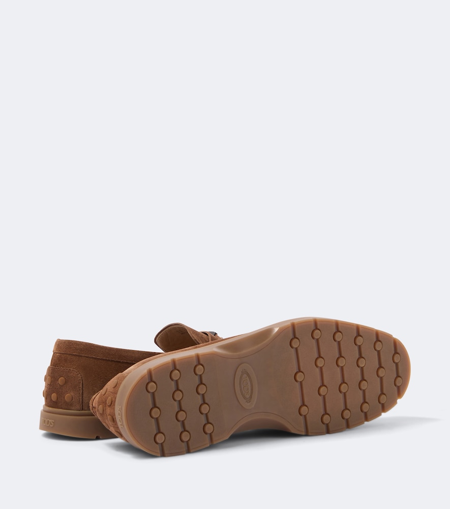 Suede Penny Loafers