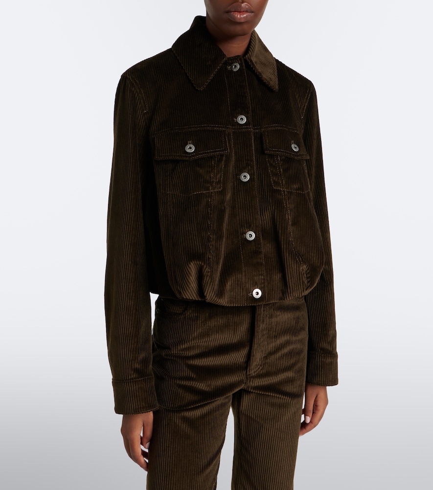 Cotton Corduroy Blouson Jacket