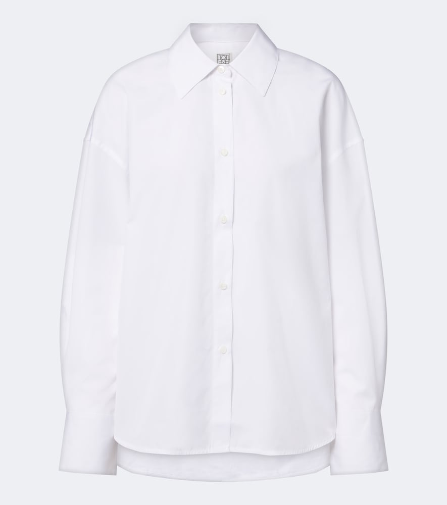 Totême Cotton Poplin Shirt In White