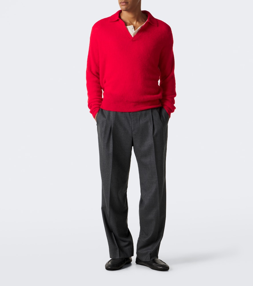 Straight Pants Wool