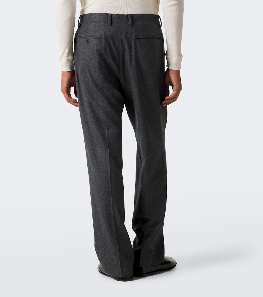 Straight Pants Wool