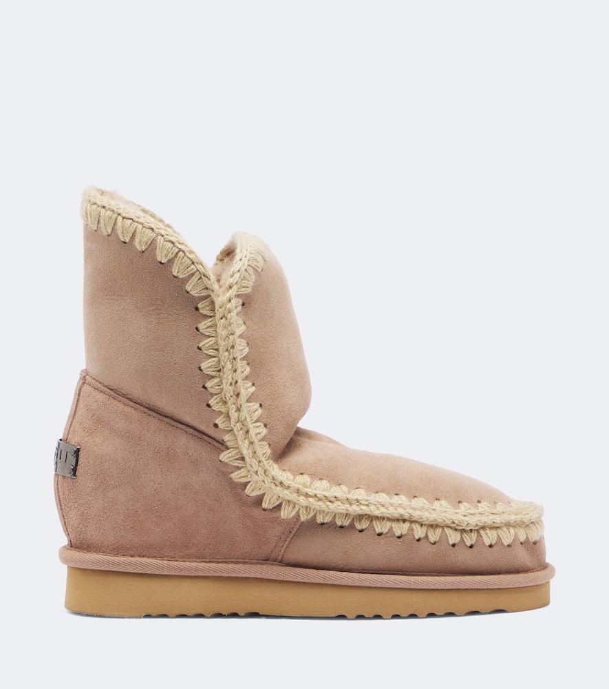 Inner Wedge Shearling-Lined Ankle Boots