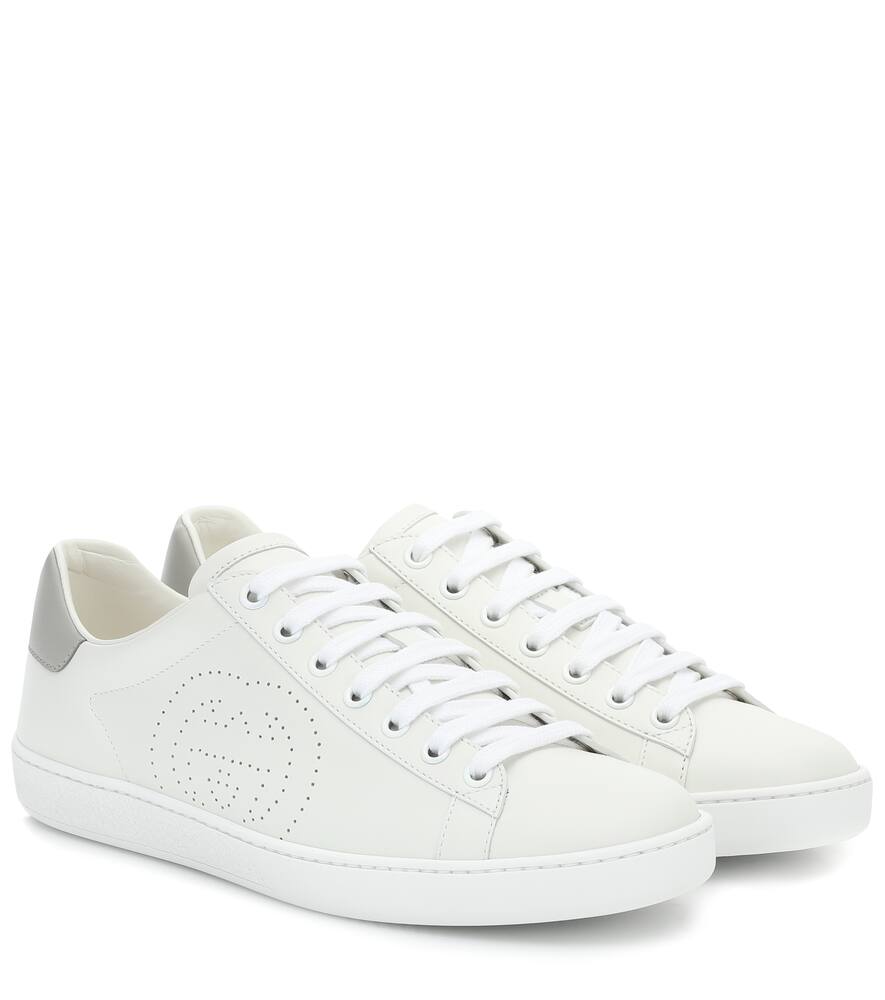 GUCCI New Ace leather sneakers,P00433915
