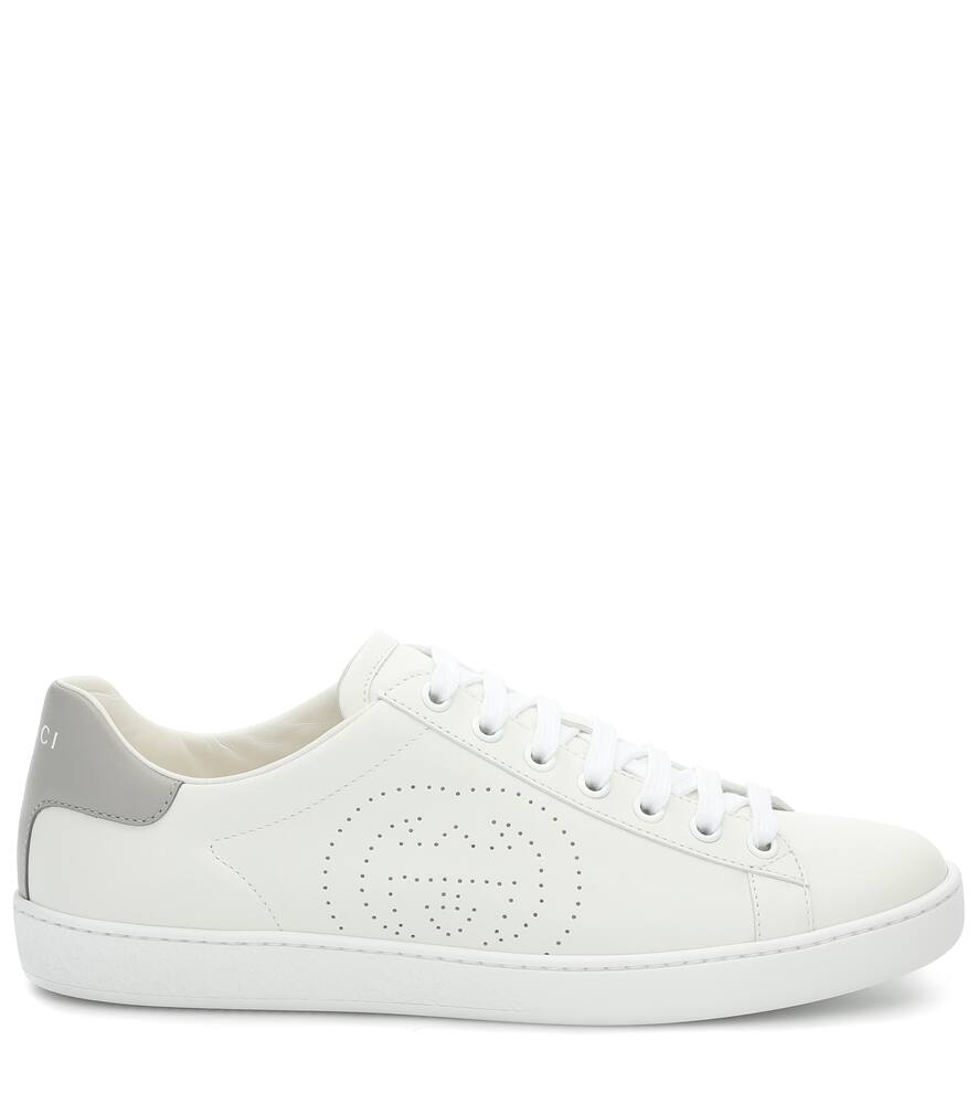GUCCI New Ace leather sneakers,P00433915