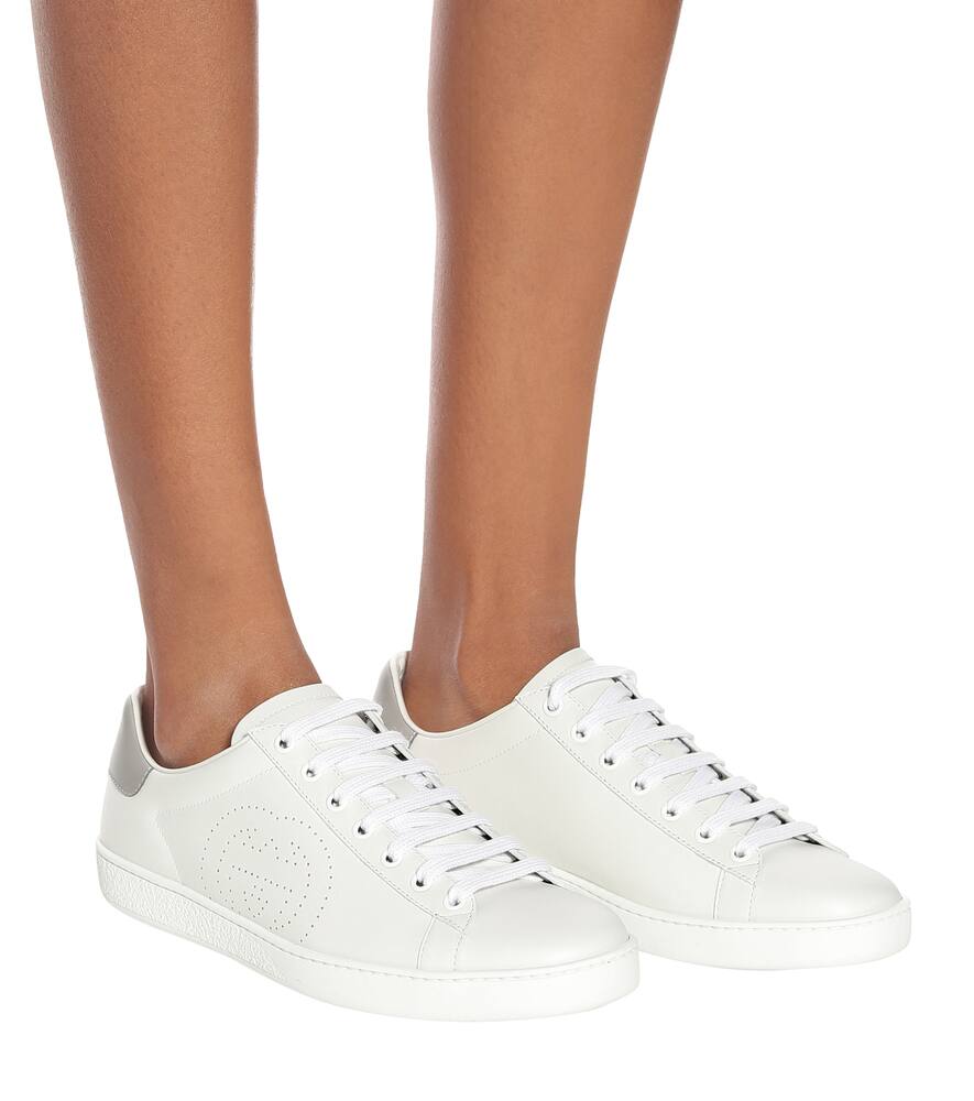 GUCCI New Ace leather sneakers,P00433915