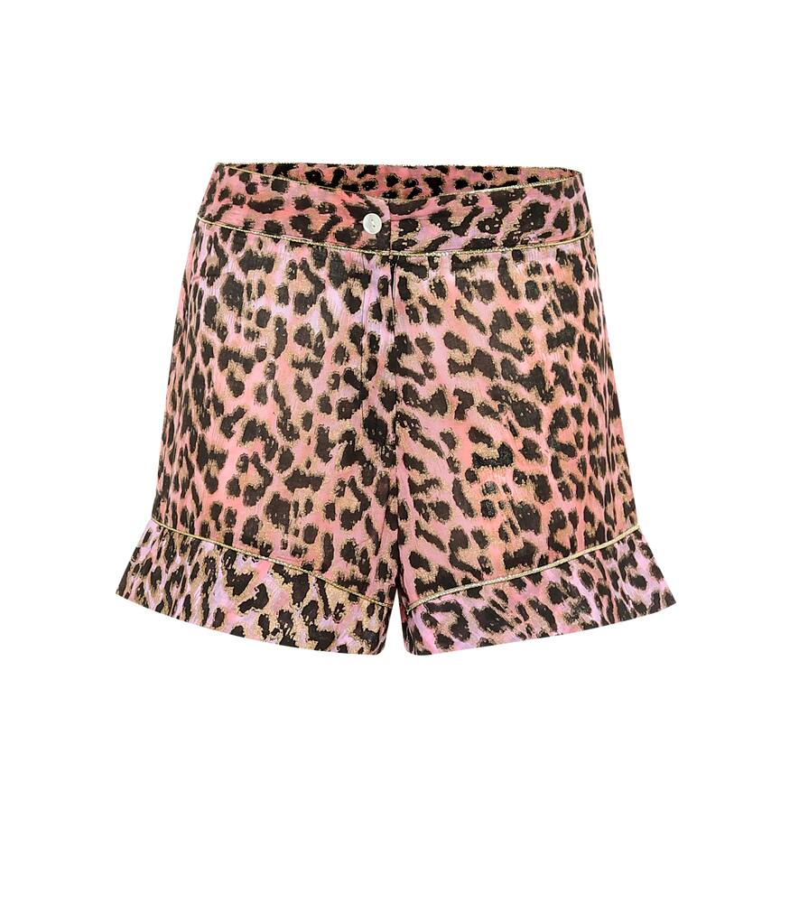 JULIET DUNN HIGH-RISE PRINTED COTTON SHORTS,P00471898