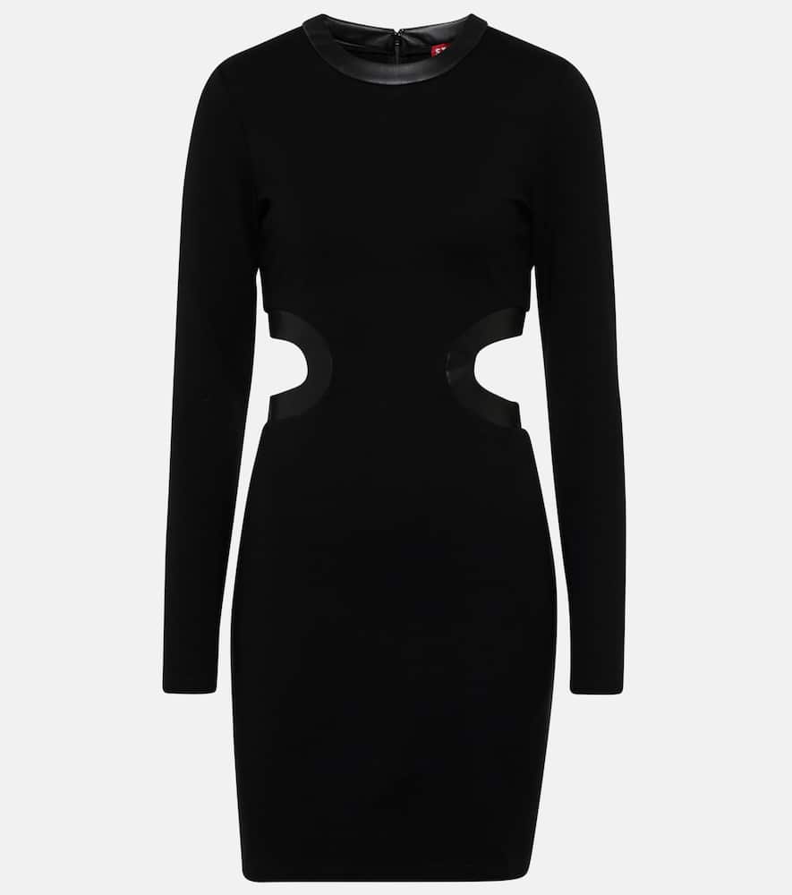 Staud Dolce cutout ponte jersey minidress
