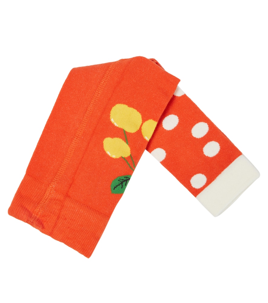 Mini Rodini Baby cotton-blend footless tights