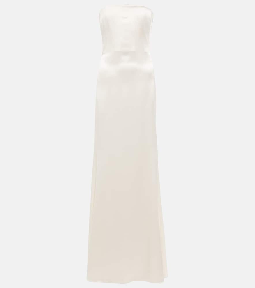 Saint Laurent Bridal silk satin gown