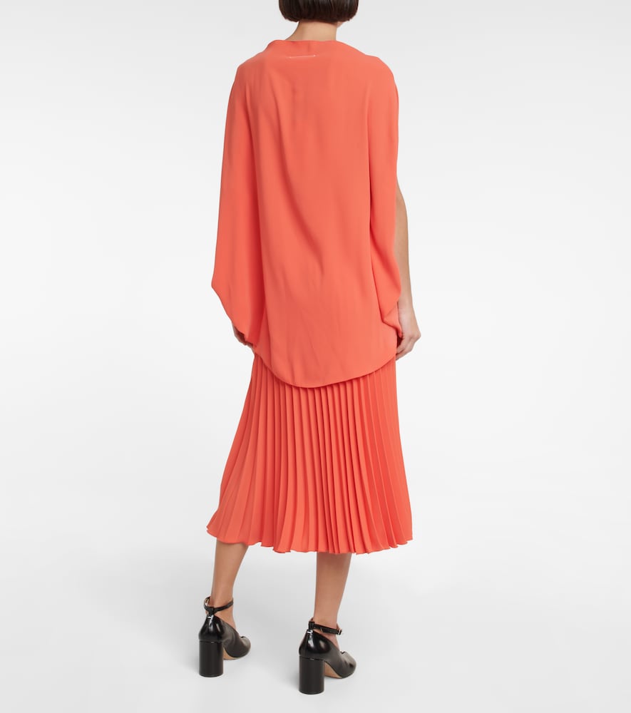  Mm6 Maison Margiela Mm6 Maison Margiela Top Aus Satin 