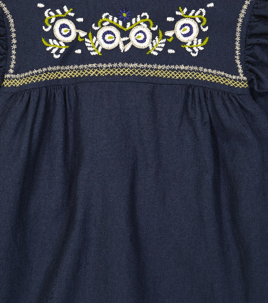  Bonpoint Bonpoint Kleid Tilia Aus Wolle Und Baumwolle 