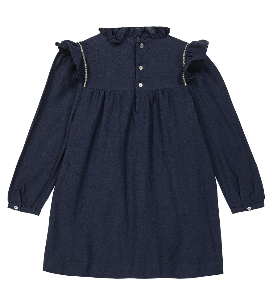  Bonpoint Bonpoint Kleid Tilia Aus Wolle Und Baumwolle 