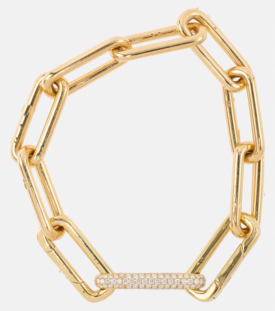 Robinson Pelham Identity 18kt gold bracelet and bar set with diamonds