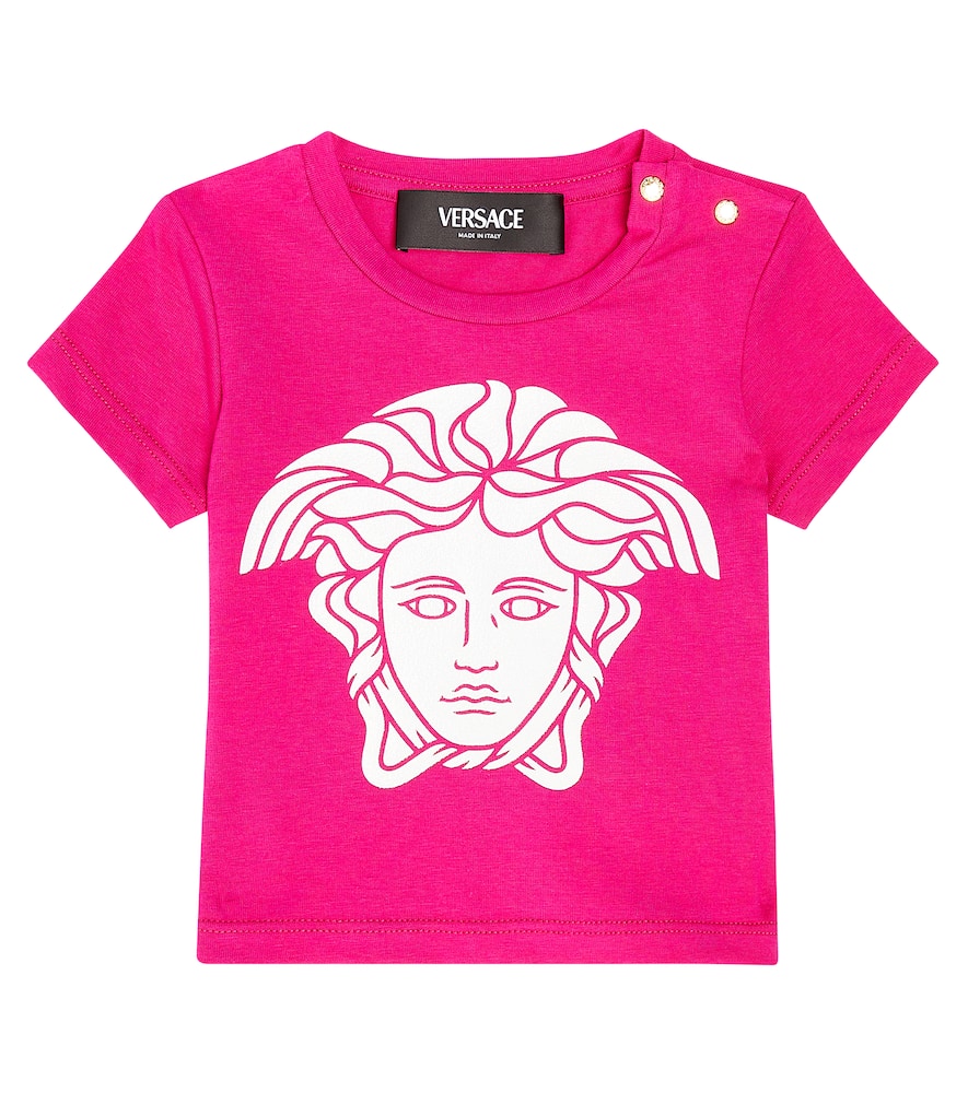Versace Kids Baby logo cotton jersey T-shirt