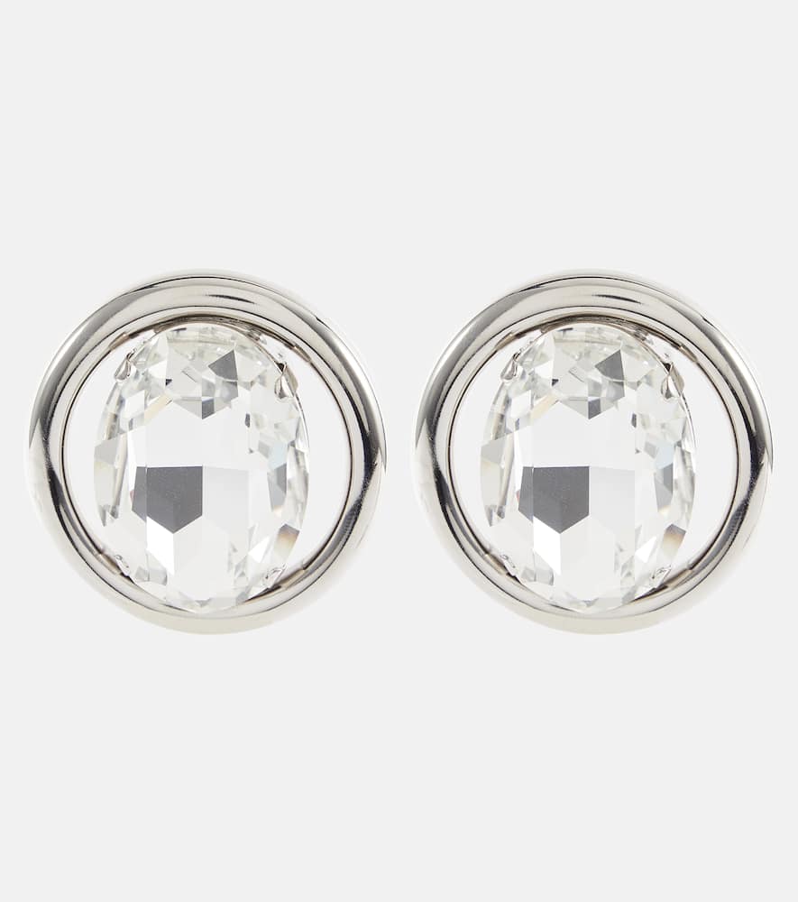Alessandra Rich Embellished clip-on earrings