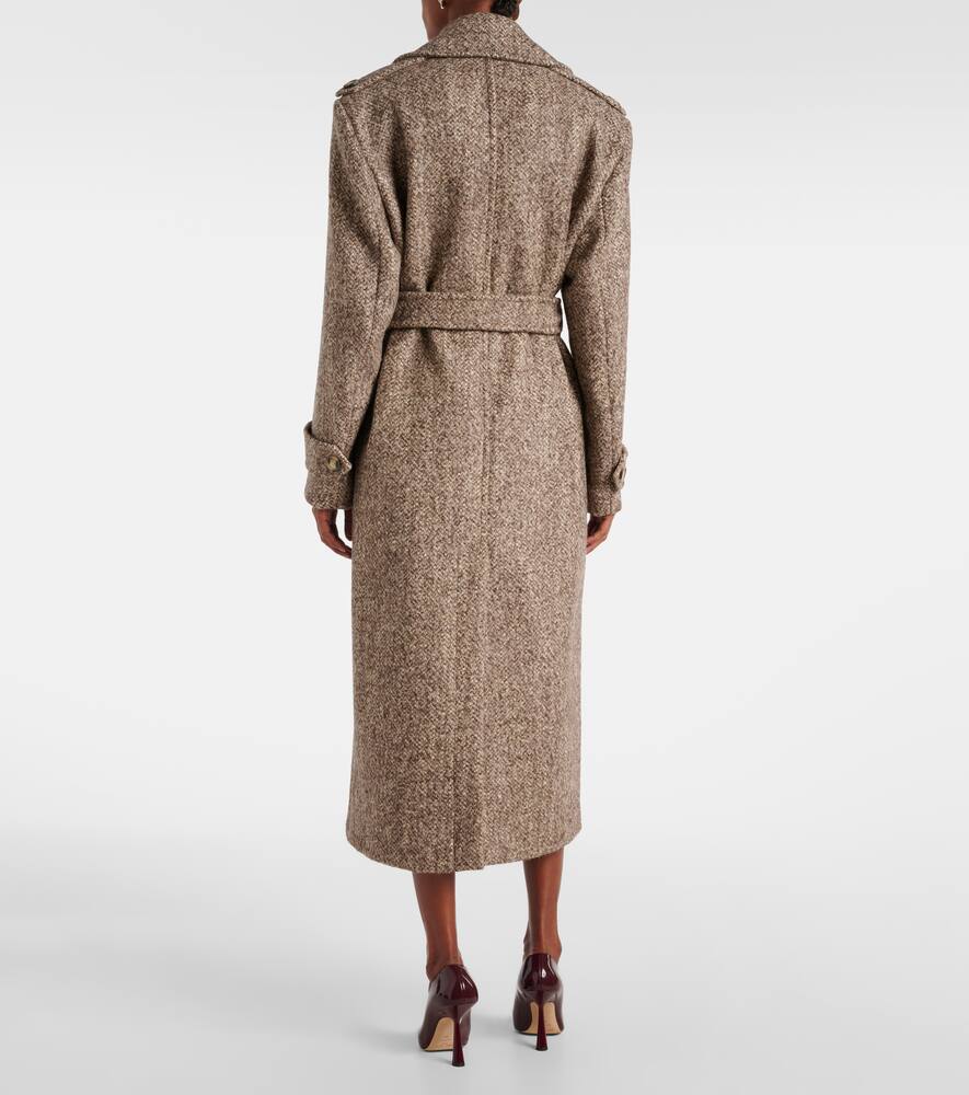 コート SPORTMAX Melange Brown Wool Blend Denaro Coat SportMax Melange Brown Wool Blend Denaro Coat Sportmax