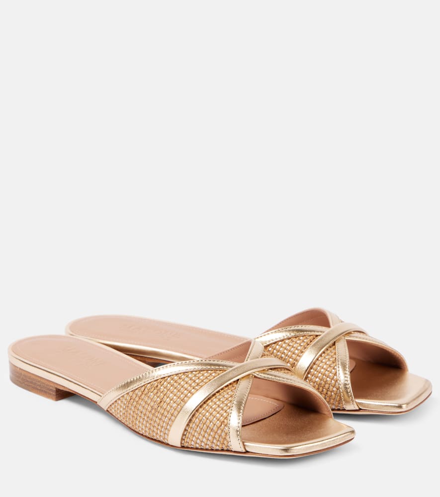 Perla raffia sandals