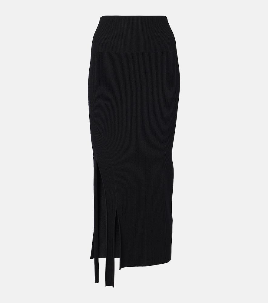 Victoria Beckham Satin midi skirt